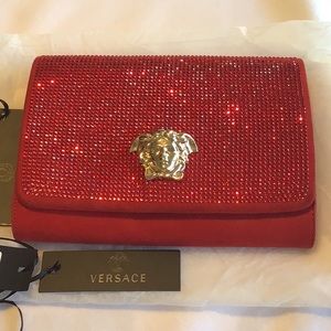 Authentic Versace evening bag Red
